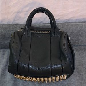 Alexander Wang black leather bag with dust bag